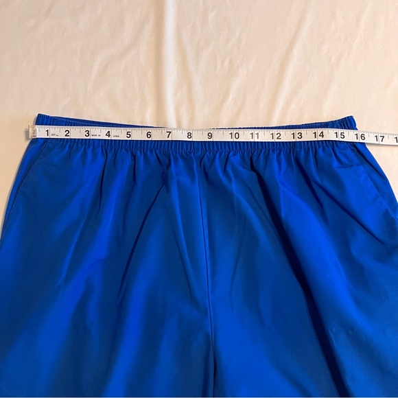 Cherokee workwear elastic waist scrub pants. Size L. Royal Blue - Picture 6 of 8
